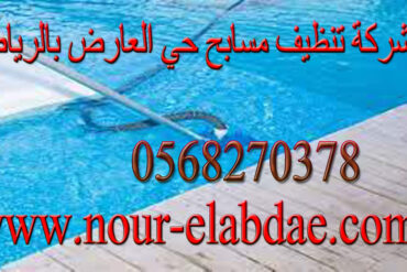 شركة تنظيف مسابح حي العليا بالرياض 0568270378